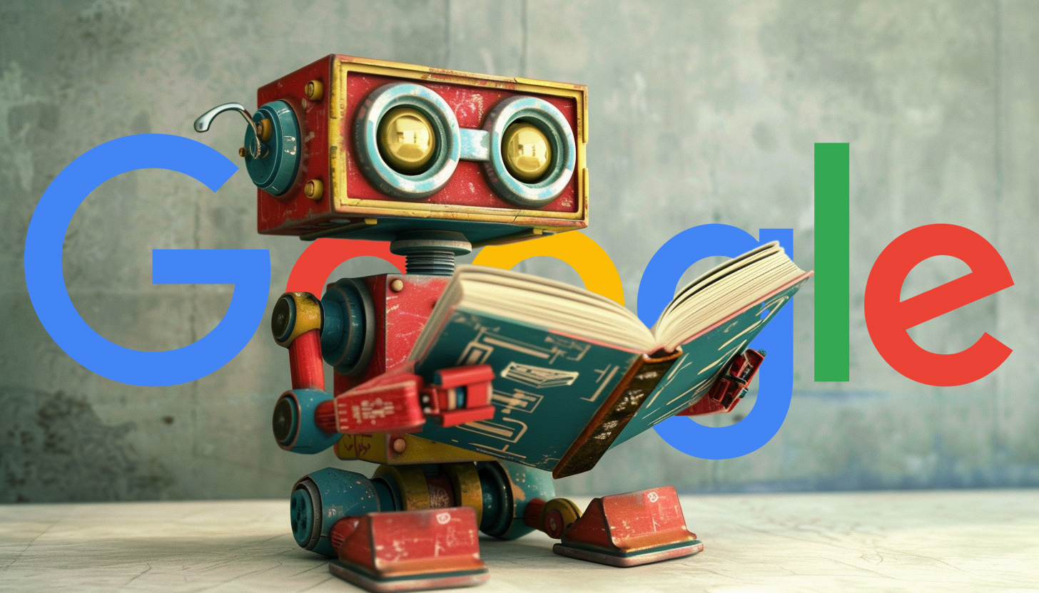 Google Robot Reading Book