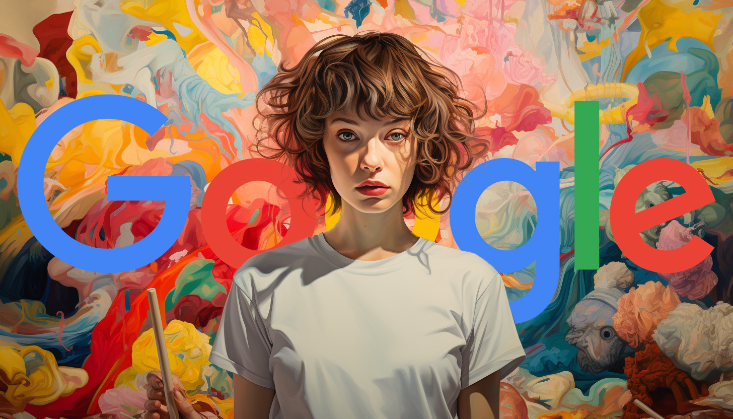 Painter Underwhelmed Google Logo