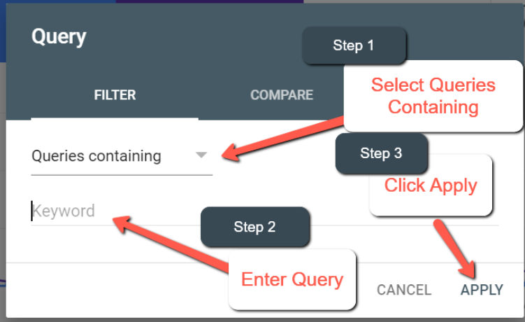 Queries Containing